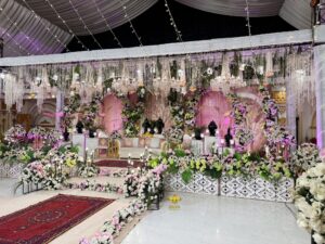 wedding stage, grand stage, nikkah backdrop, stages designers