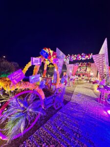 wedding designers, bridal entry cart, events planners, entrance decor