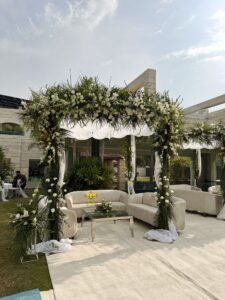 arabian gazebo, events designers, events planners, carpeted stage
