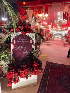wedding ceremony, barat setup and decor