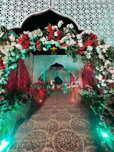 floral arches, arabian gazebos