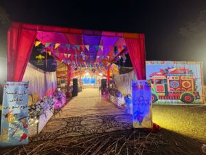 thematic entrance, standees, flex printing service, corporate setup