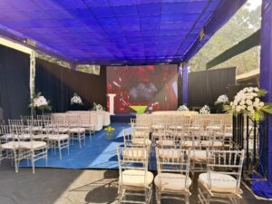 software launching ceremony, floral decor, events management, a2z events solutions