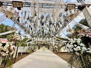 western theme, walima ceremony, daytime event, grand setup