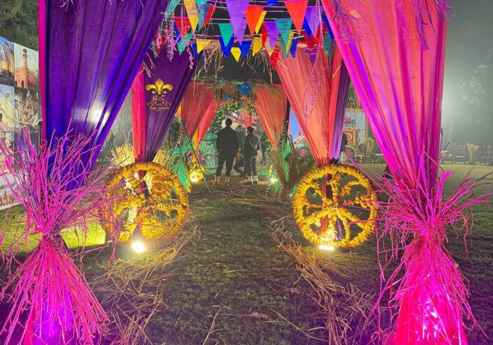 event planners, outdoor setup, desi theme, entrance setup