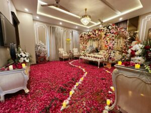 masehri decor, bridal room decor, floral decor, house decor