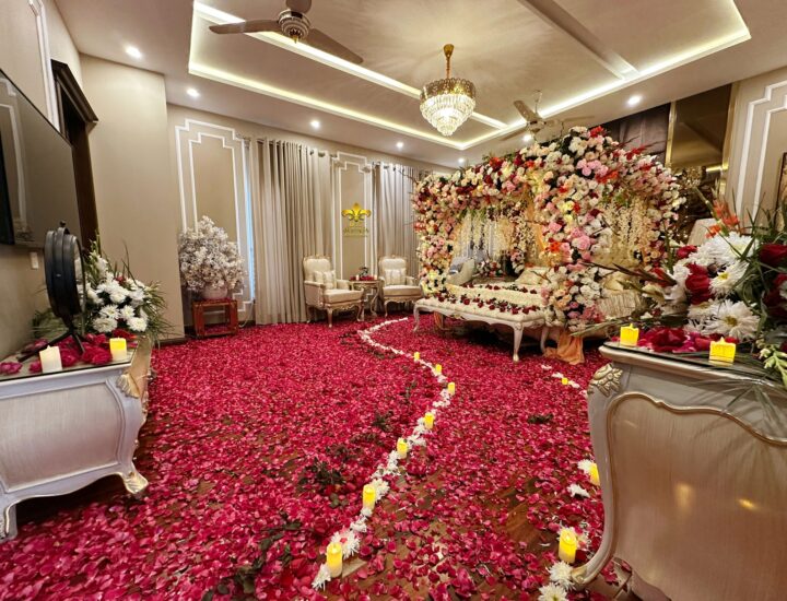 masehri decor, bridal room decor, floral decor, house decor