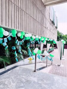 balloons-decor-14th-august pakistan day, indepedence day, 14th august, white & green theme