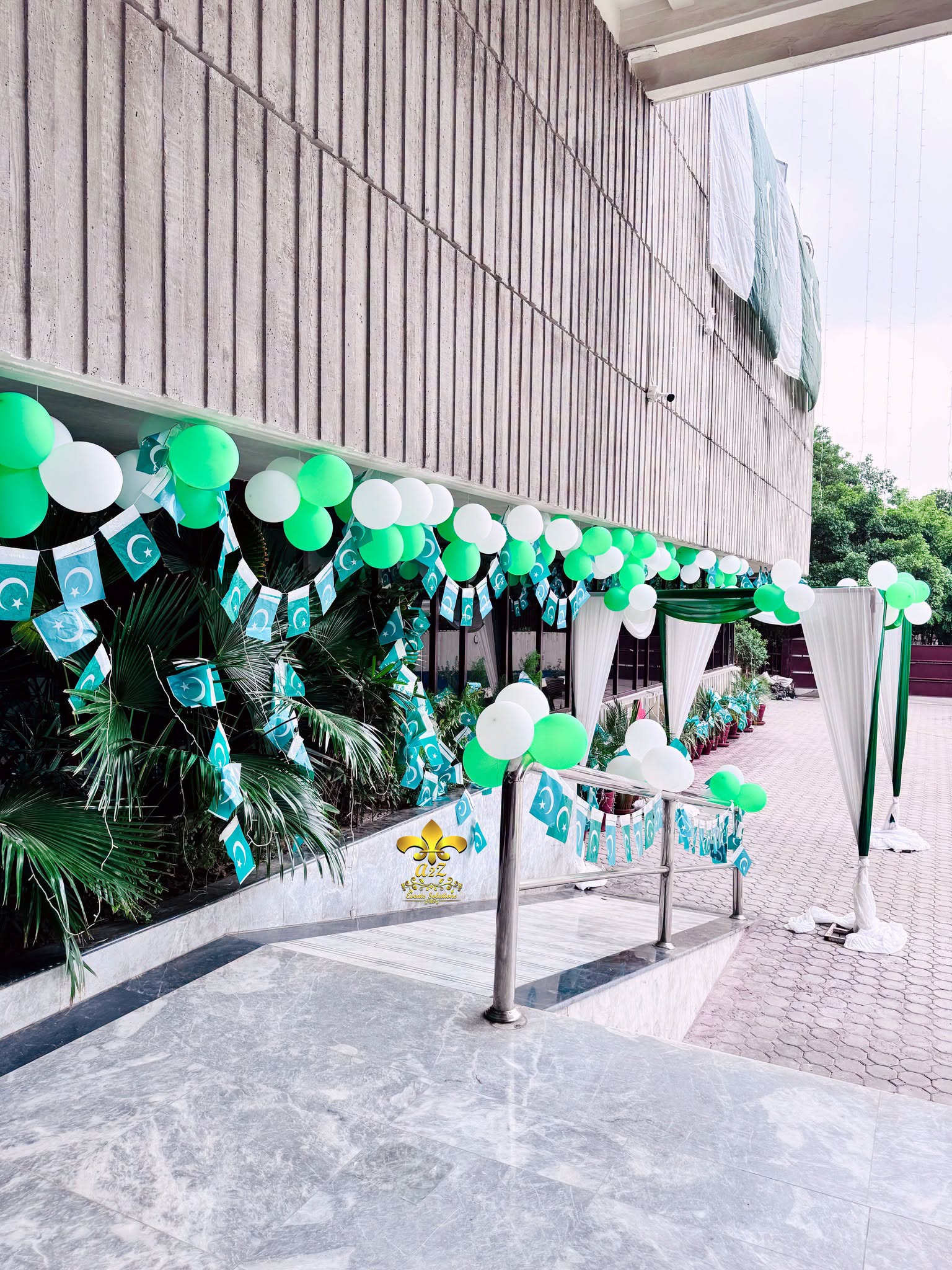 pakistan day, indepedence day, 14th august, white & green theme