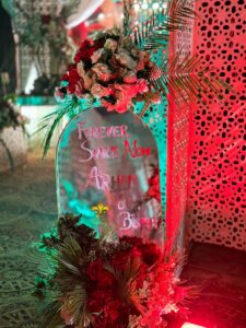wedding designers, event planners, a2z events solutions, welcome board