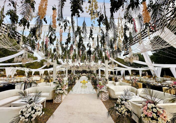 executive seating, area decor, wedding management, events designers