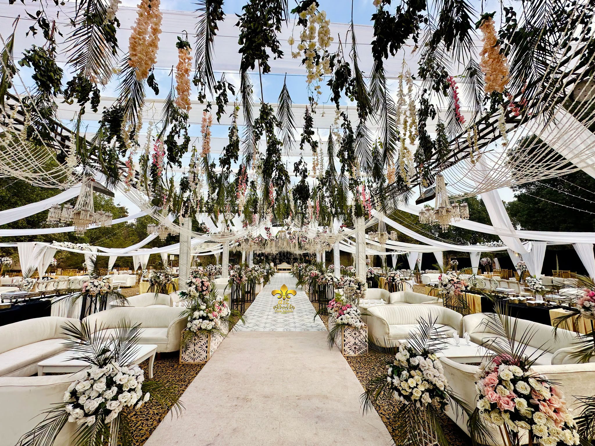 executive seating, area decor, wedding management, events designers