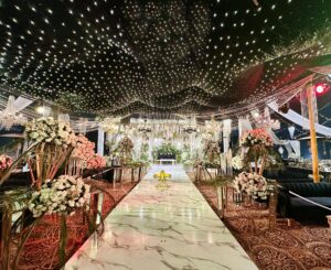 wedding designers, a2z events solutions, floral setup, executive walima