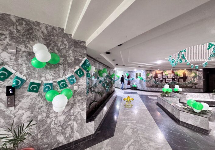 office interior, building decor, company event, thematic setup