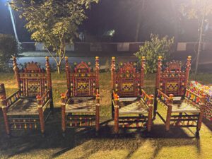 thematic setup, desi theme, corporate event, cultural day