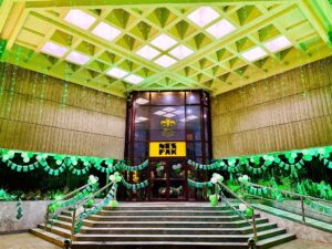 flags installation, interior designers, thematic setup, event decor