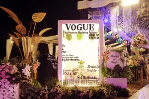 wedding management, events services, entrance decor, selfie corner