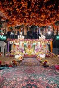 hanging garden, walkway setup