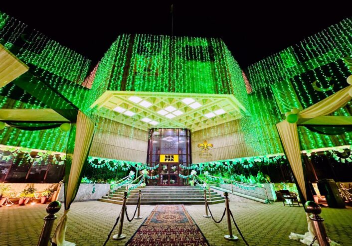 fairy lights decor, themed setup, company event, events management