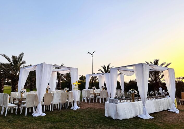 open air event, fine dining, intimate event, a2z events solutions