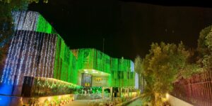 building lighting, independence day, 14th august, corporate event
