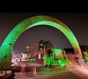 12 rabi awwal lighting, building lights