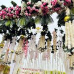 floral decorators, outdoor event, daytime setup, event designers