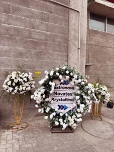 floral decor, welcome board, party planners, corporate setup