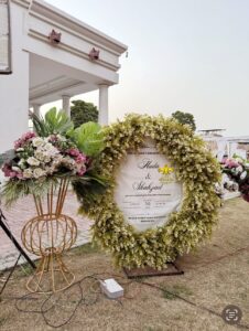 event designers, welcome board, intimate nikkah, food suppliers