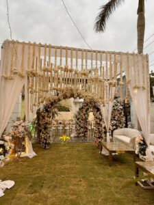 wedding entrance, a2z events services, seating arrangements, gazebos