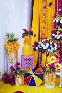 mayoun-decor dholki setup, customized props, events management, a2z events solutions