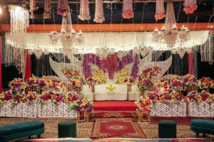 grand stage, stages designers, chandeliers, catering