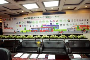 floral decor, flex printing, conference, multimedia