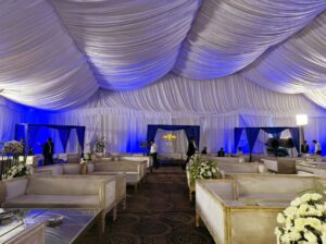 corporate setup, themed decor, grand event, employee appreciation