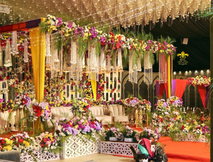 grand stage, stages designers, mehndi stage, stage decor