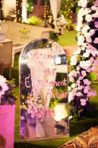 photo corner, wedding management, canvas board, a2z events solutions