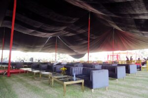 outdoor setup, corporate event