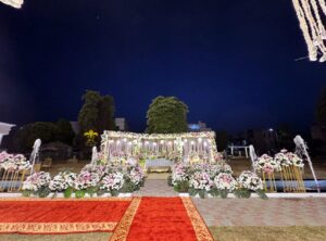 stages designers, backdrop, floral decor, events management