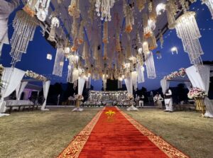 western theme, nikkah ceremony, open air wedding, a2z events